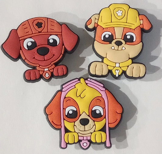 Patrol Pups Croc Charms - 5 per pack