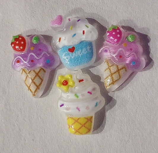 Sweet Treats Nail Charms - 10 per pack