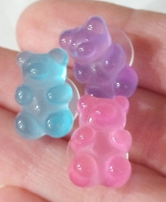 Neon Bears Croc Charms - 5 per pack