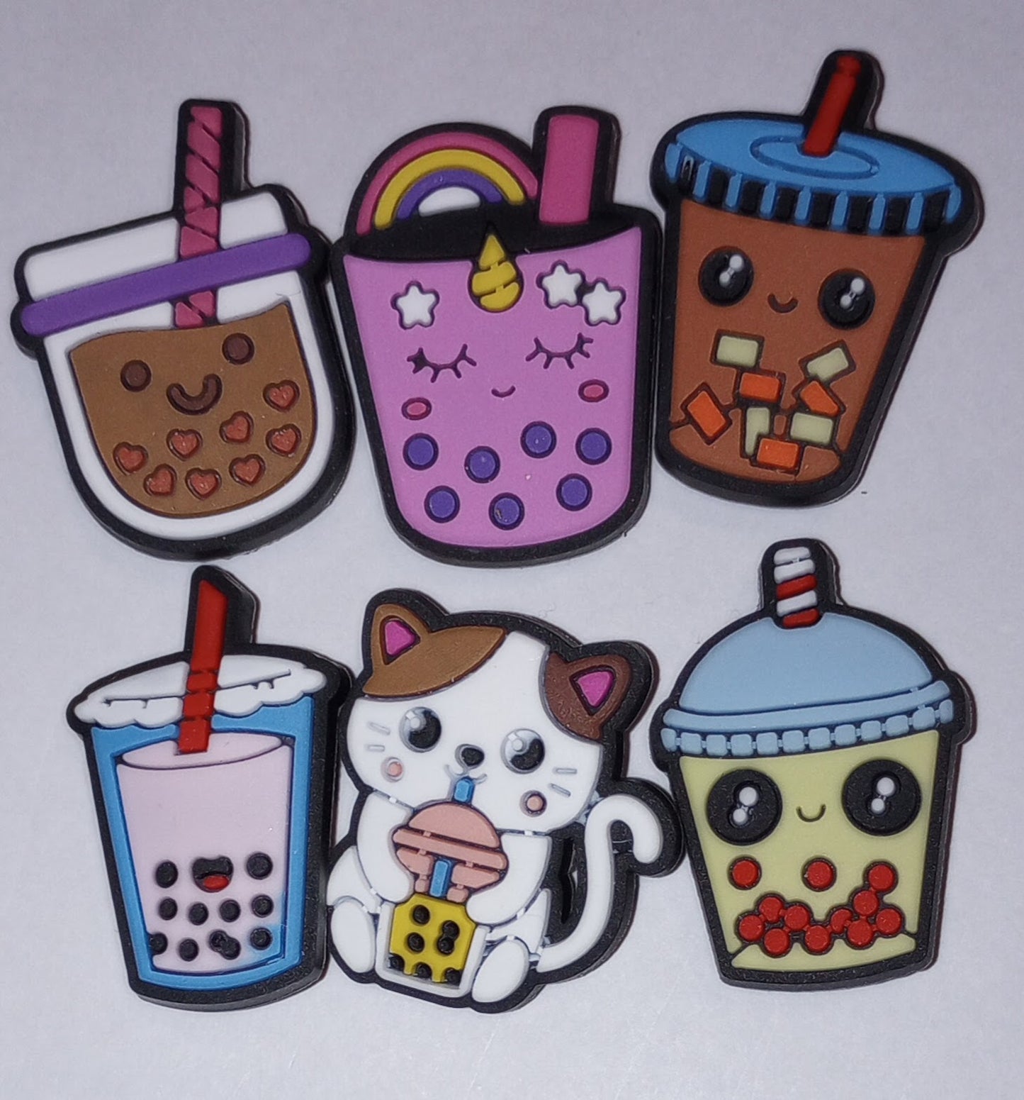 Bubble Tea Croc Charms - 6 per pack